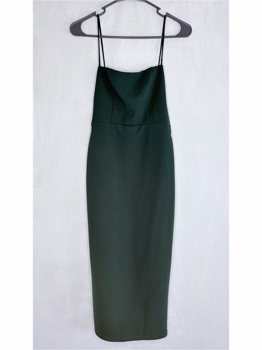 Hello Molly Dark Green Can’t Afford Me Midi Dress NWT - Picture 9 of 9